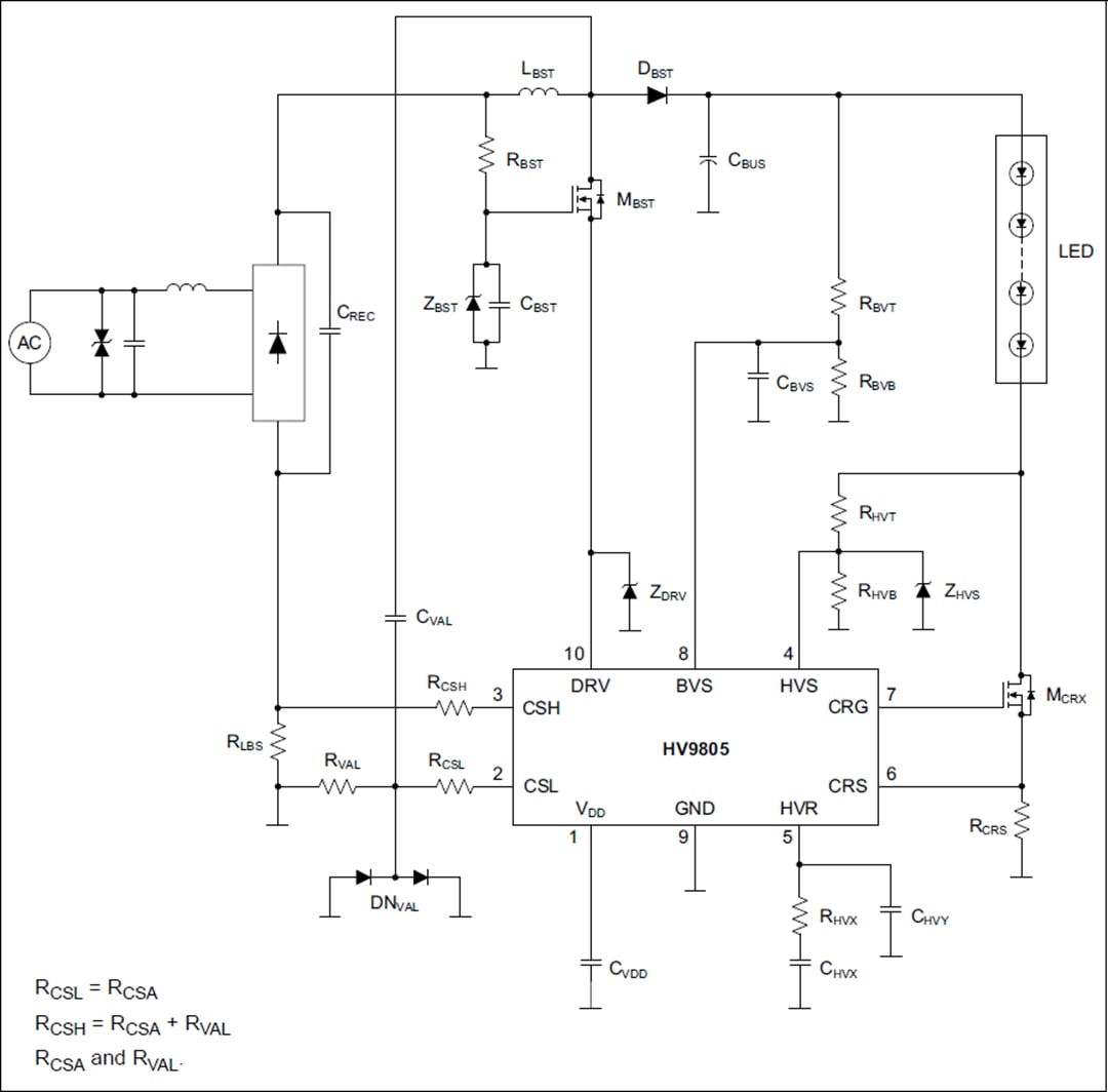 Hv High Voltage Led Driver Microchip Technology Mouser