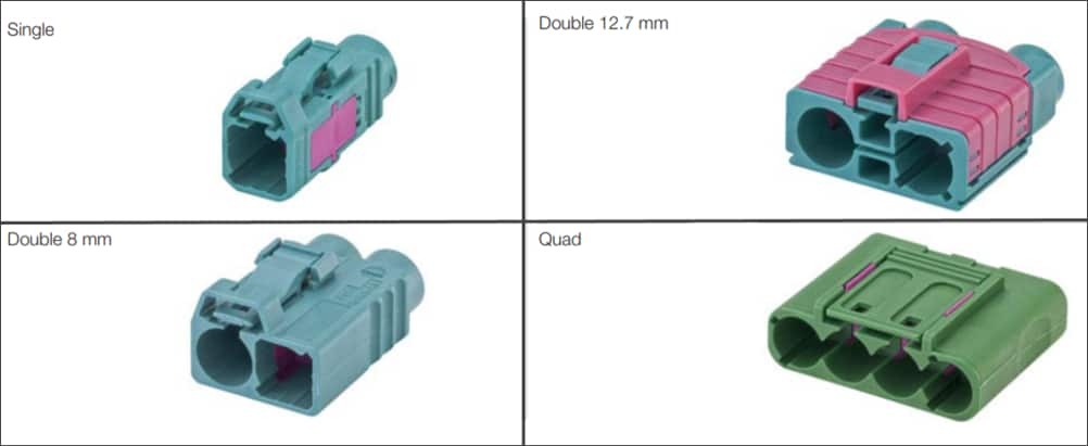 Mechanical Drawing - Rosenberger FAKRA Connector Housings