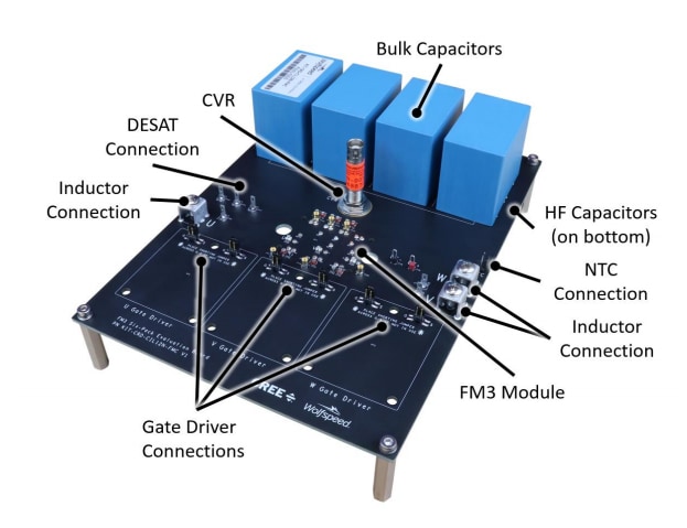 Wolfspeed KIT-CRD-CIL12N-FMA WolfPACK™ Half Bridge Board